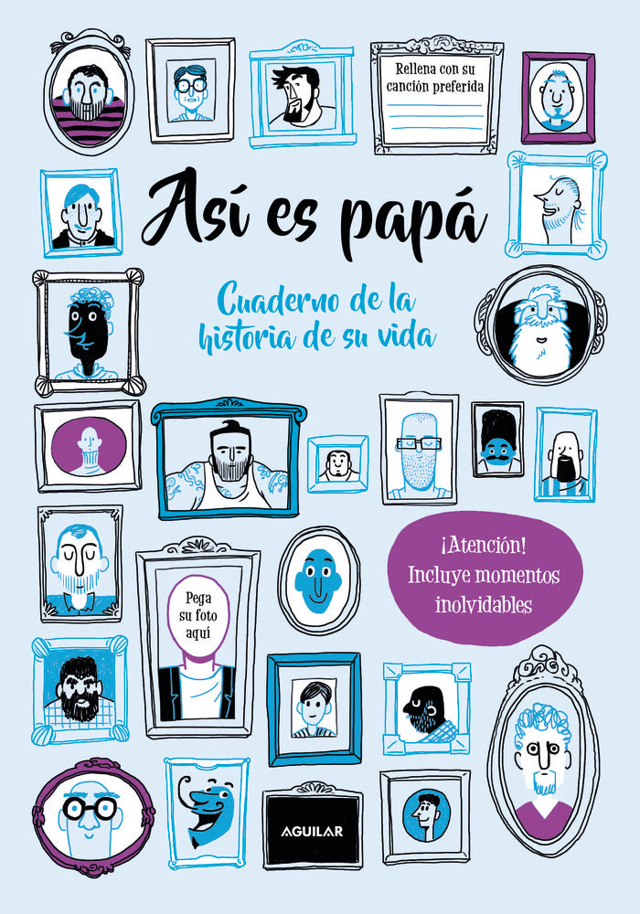 Así es papá. Cuaderno de la historia de su vida, de Bald | portada del libro