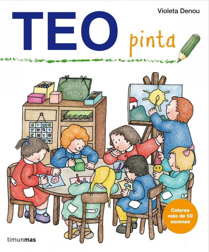 Teo pinta, de Denou, Violeta | portada del libro