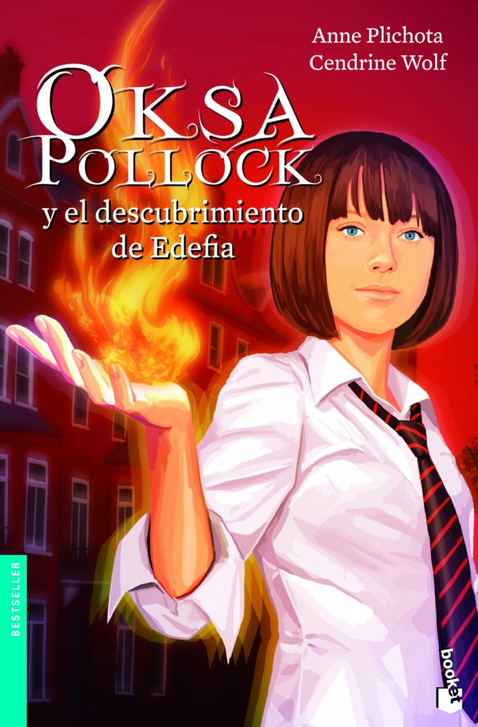 Oksa Pollock y el descubrimiento de Edefia, de Plichota, Anne | portada del libro