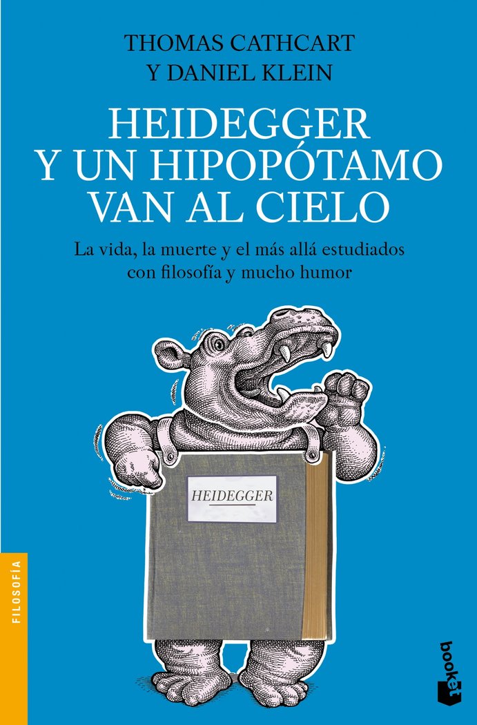 Heidegger y un hipopótamo van al cielo, de Cathcart | portada del libro