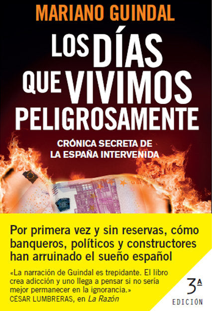 Los días que vivimos peligrosamente, de Guindal | portada del libro