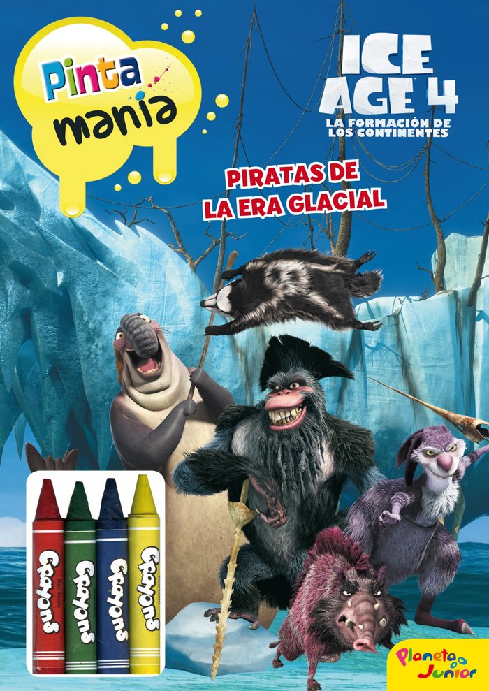 Ice Age 4. Pintamanía súper ceras, de Ice Age 4 | portada del libro