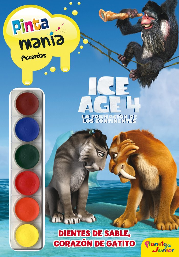 Ice Age 4. Pintamanía acuarelas, de Ice Age 4 | portada del libro