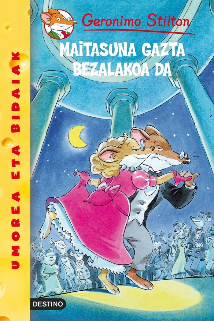 Maitasuna gazta bezalakoa da, de Stilton, Geronimo | portada del libro