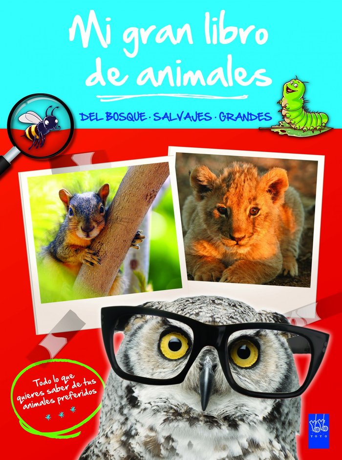 Mi gran libro de animales azul, de YOYO | portada del libro