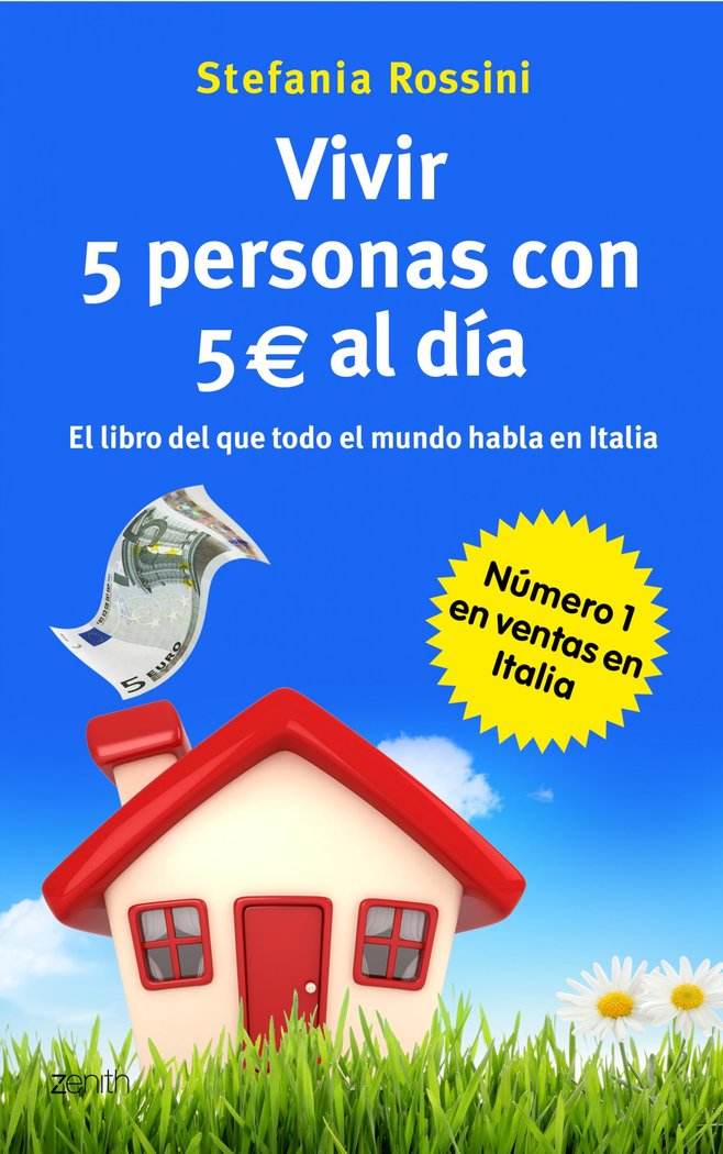 Vivir 5 personas con 5 euros al día, de Rossini | portada del libro