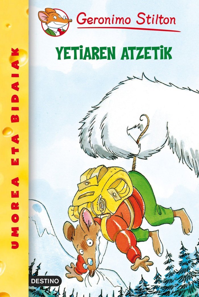 Yetiaren atzetik, de Stilton | portada del libro