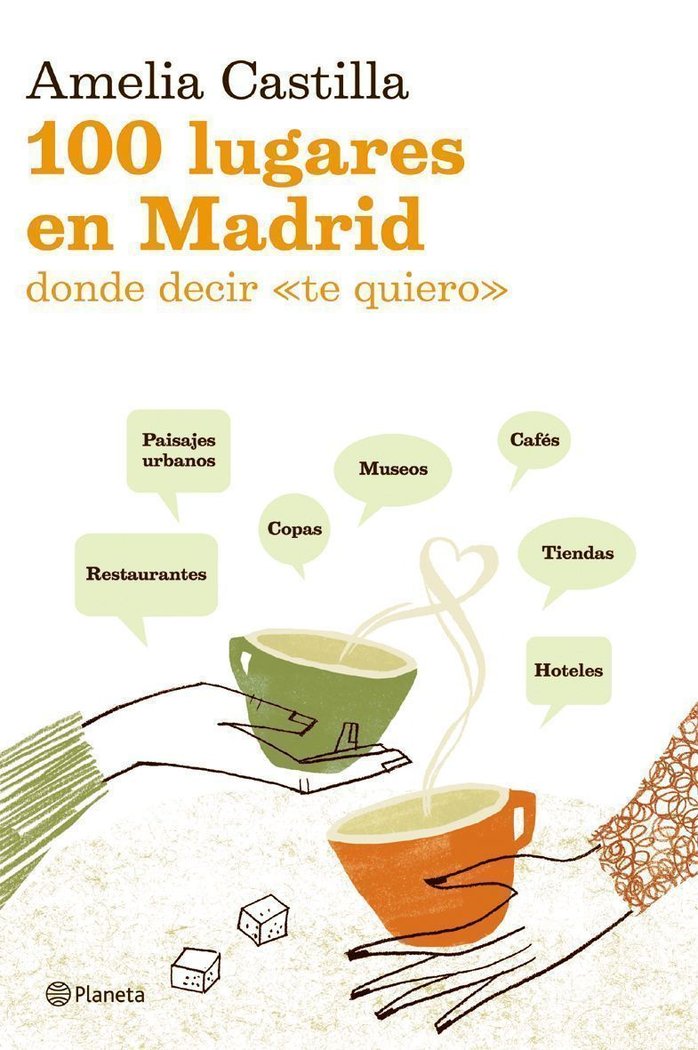 100 lugares en Madrid donde decir te quiero, de Castilla | portada del libro