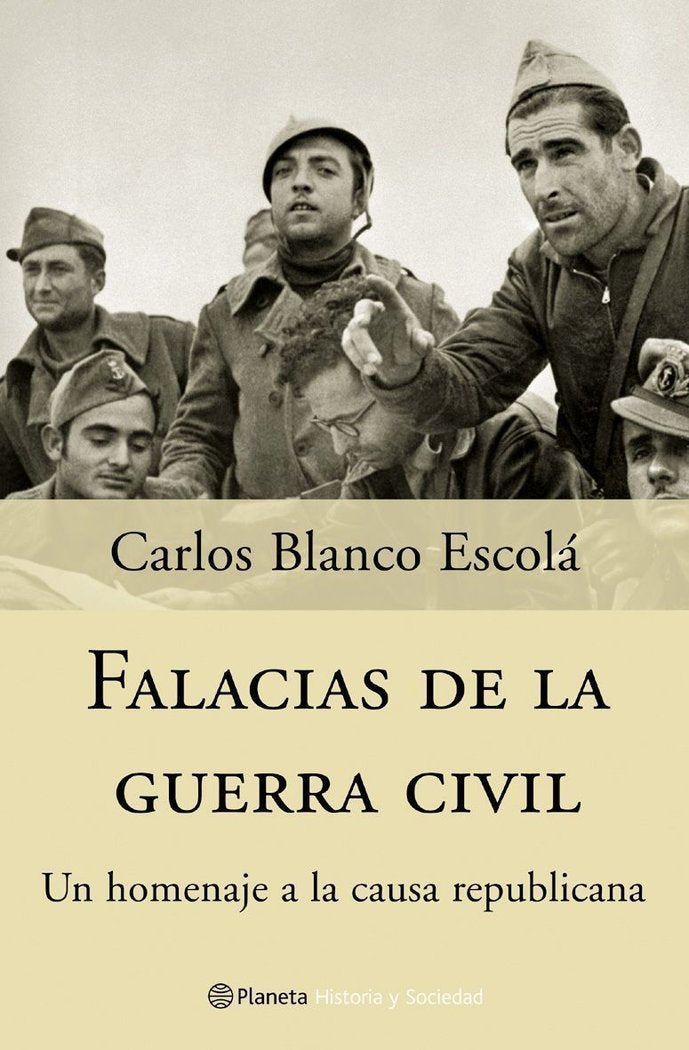 Falacias de la Guerra Civil, de Blanco Escolá | portada del libro