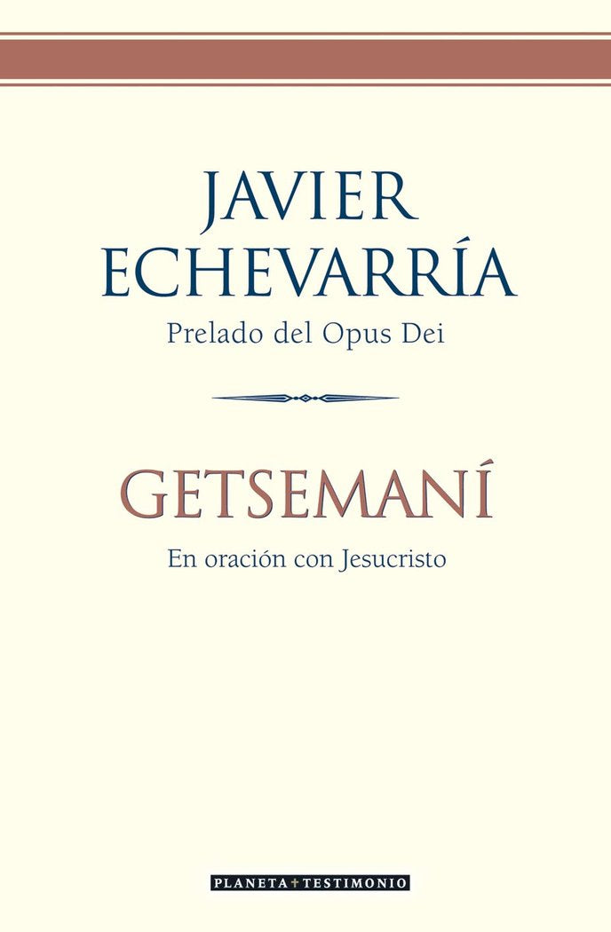 Getsemaní, de Echevarría | portada del libro