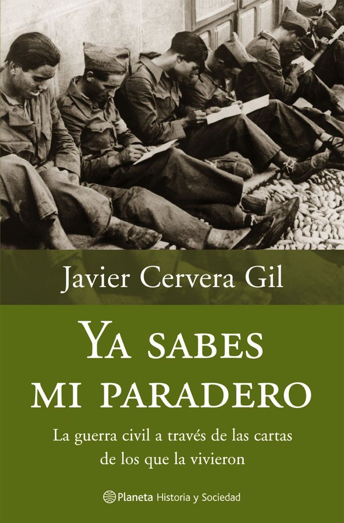 Ya sabes mi paradero, de Cervera Gil | portada del libro