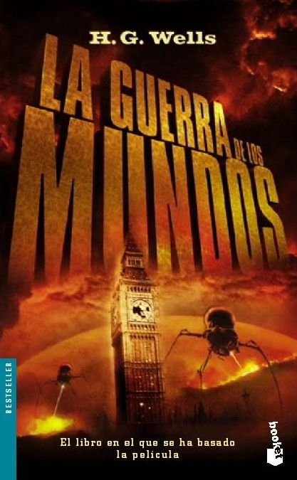 La guerra de los mundos, de Wells | portada del libro