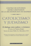Catolicismo y juda¡smo, de CENTRO DE ESTUDIOS JUDEO CRIST. | portada del libro