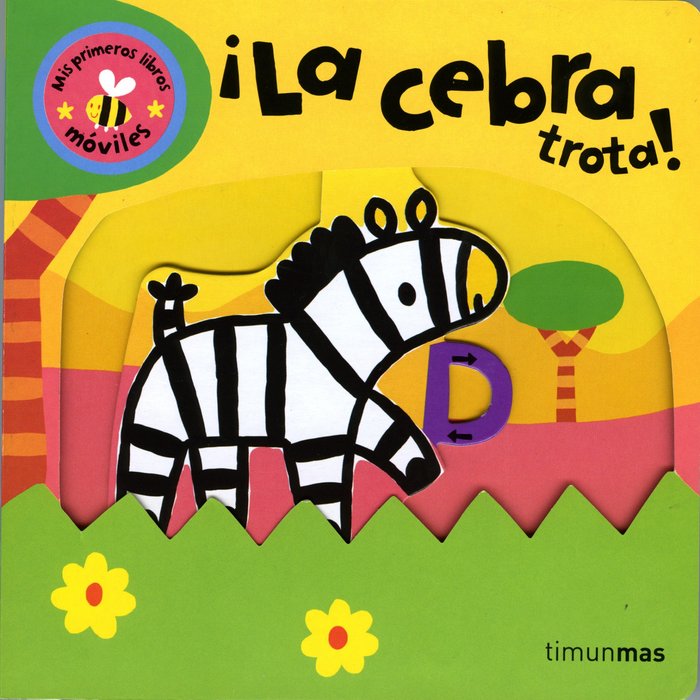 ¡La cebra trota!, de Barker | portada del libro