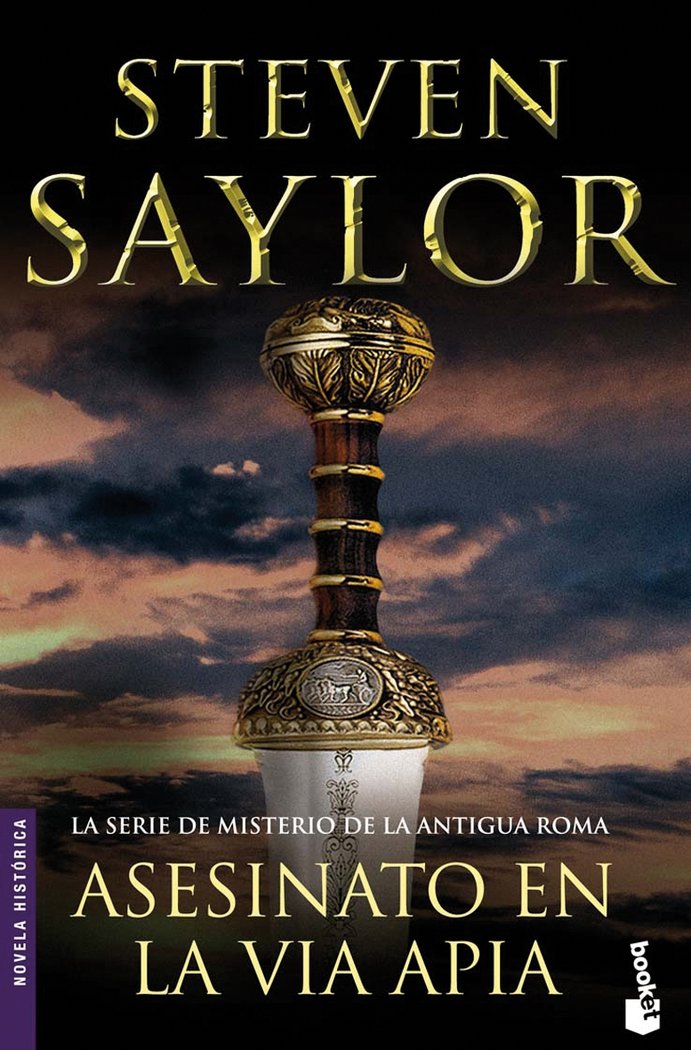 Asesinato en la V¡a Apia, de STEVEN SAYLOR | portada del libro