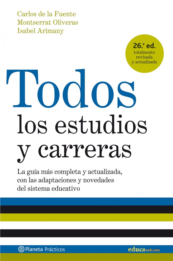 Todos los estudios y carreras (edición 2007 actualizada), de Fuente | portada del libro