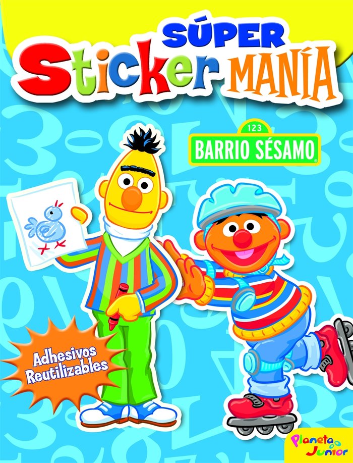Barrio Sésamo. Súper Stickermanía, de Barrio Sésamo | portada del libro