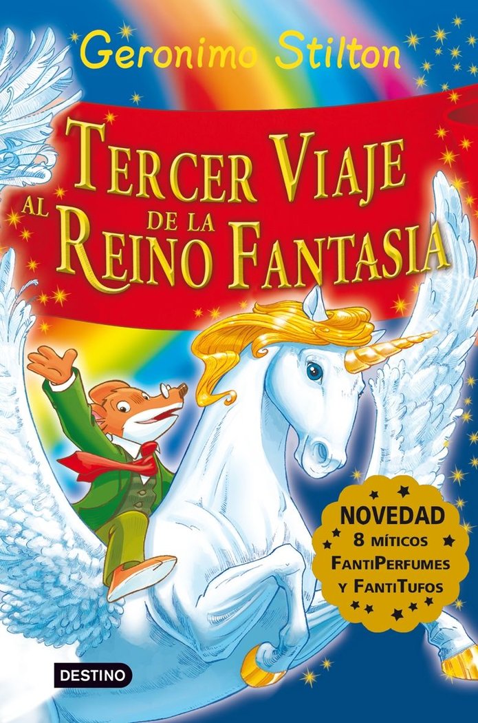 Tercer viaje al Reino de la Fantasía, de Stilton, Geronimo | portada del libro