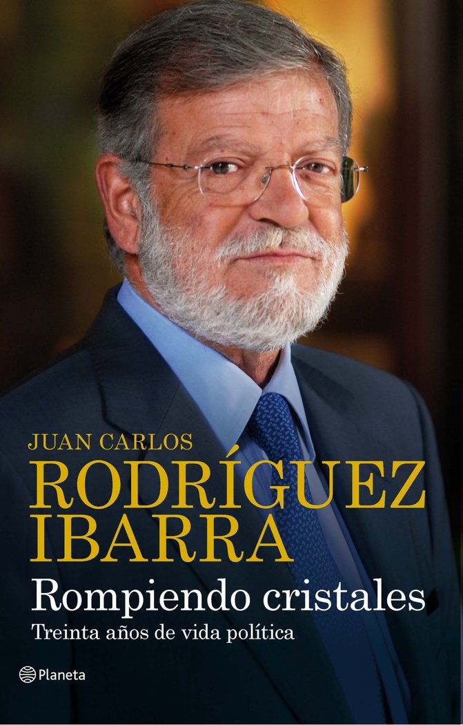 Rompiendo cristales, de Rodríguez Ibarra | portada del libro