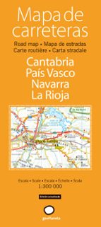 Mapa de carreteras de Cantabria, Pa¡s Vasco, Navarra y La Rioja, de Varios autores | portada del libro