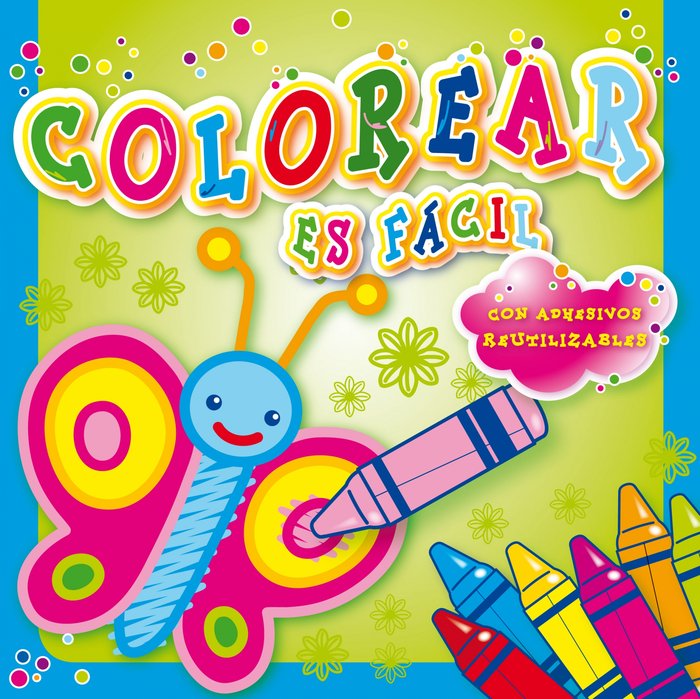 Colorear es fácil (azul), de YOYO | portada del libro