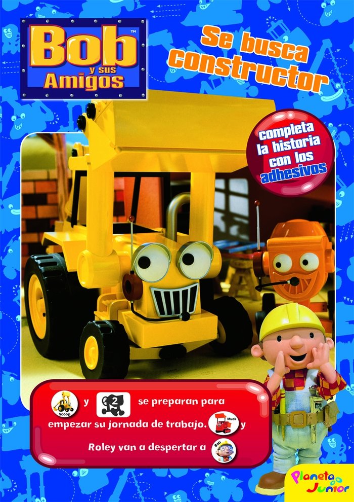 Bob y sus amigos. Leo y completo con adhesivos, de Bob y sus amigos | portada del libro