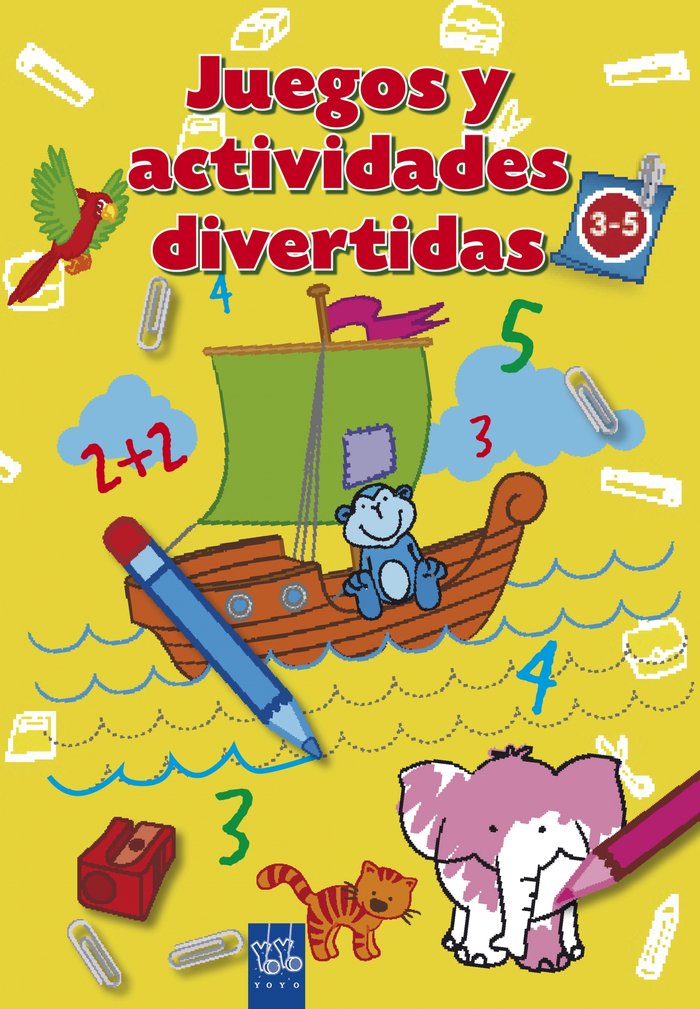 Juegos y actividades divertidas. Amarillo, de YOYO | portada del libro