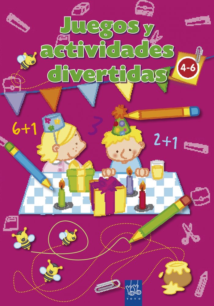 Juegos y actividades divertidas. Rosa, de YOYO | portada del libro