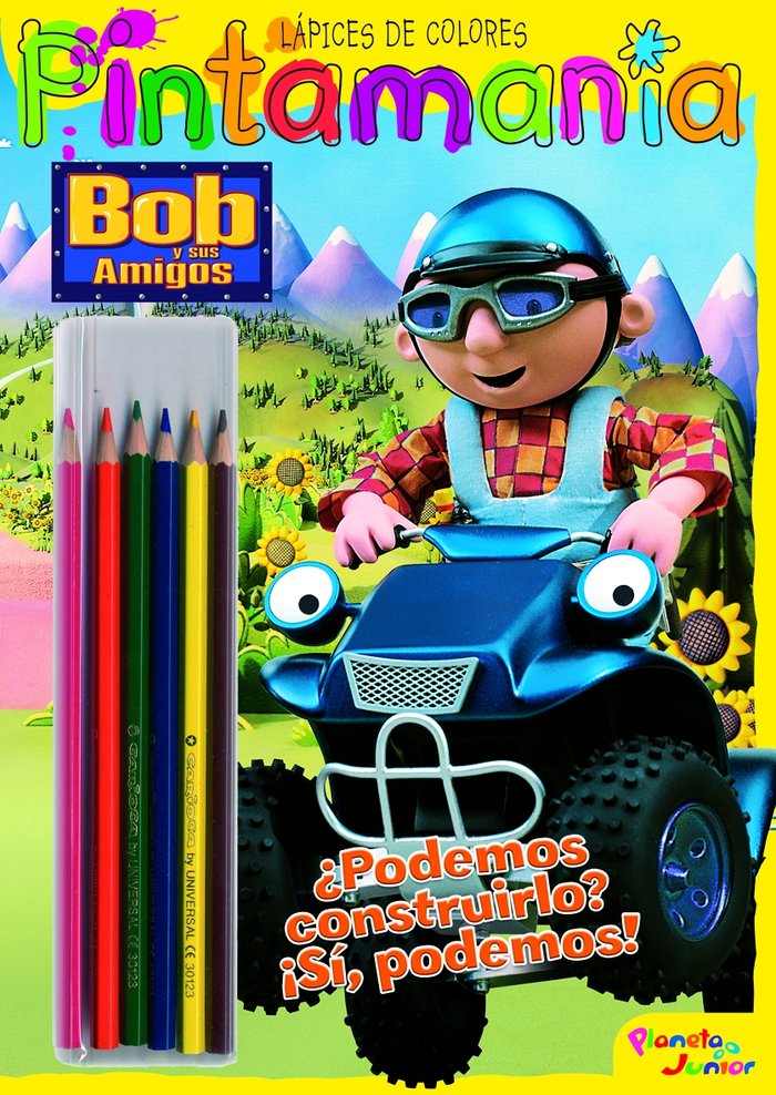 Bob y sus amigos. Pintamanía Lápices de colores, de Bob y sus amigos | portada del libro
