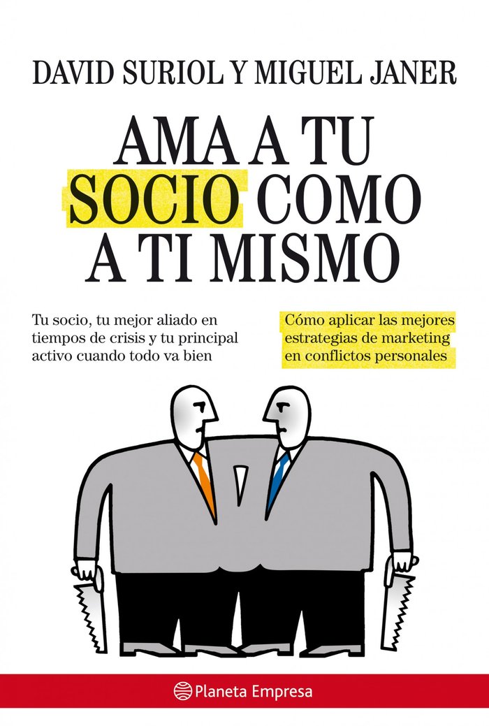 Ama a tu socio como a ti mismo, de Suriol Puigvert | portada del libro