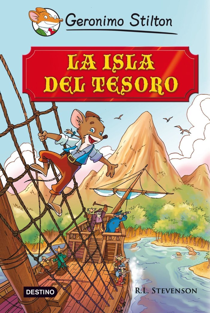 La isla del tesoro, de Stilton | portada del libro