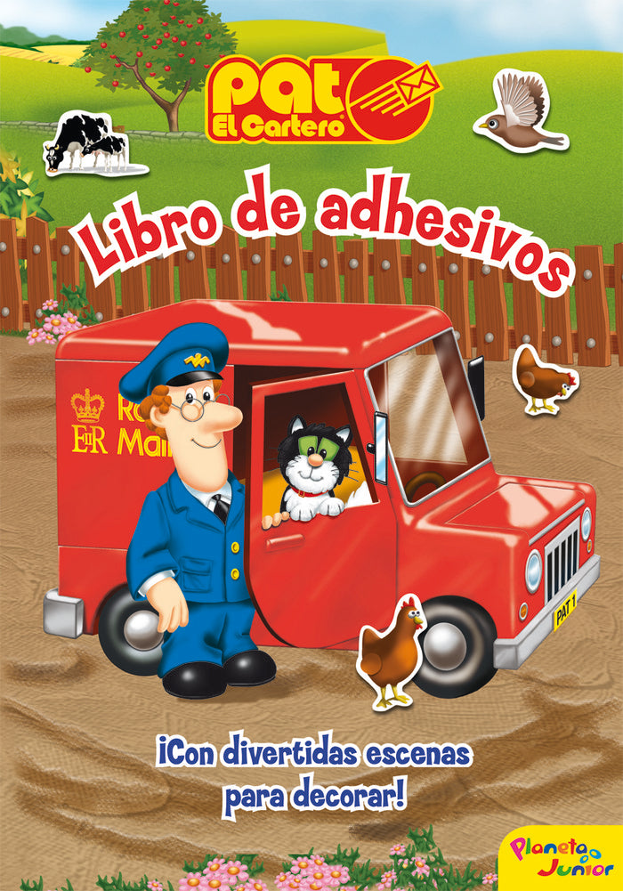 Pat el Cartero. Libro de adhesivos, de AA. VV. | portada del libro