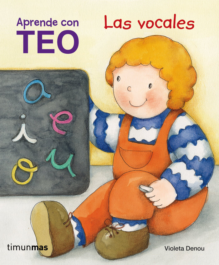 Teo. Las vocales, de Denou | portada del libro