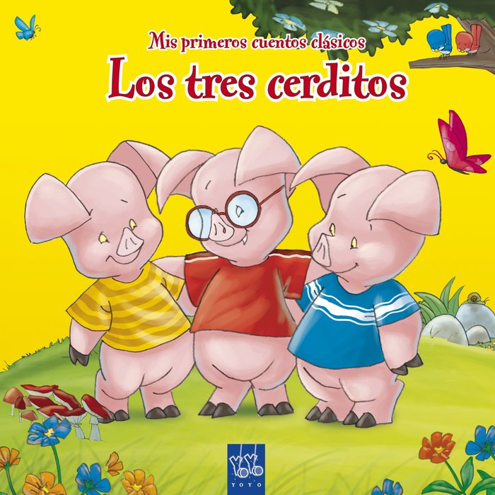 Los tres cerditos, de YOYO | portada del libro