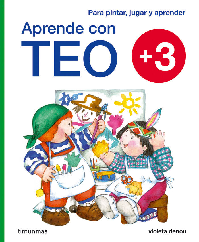 Aprende con Teo +3, de Denou, Violeta | portada del libro