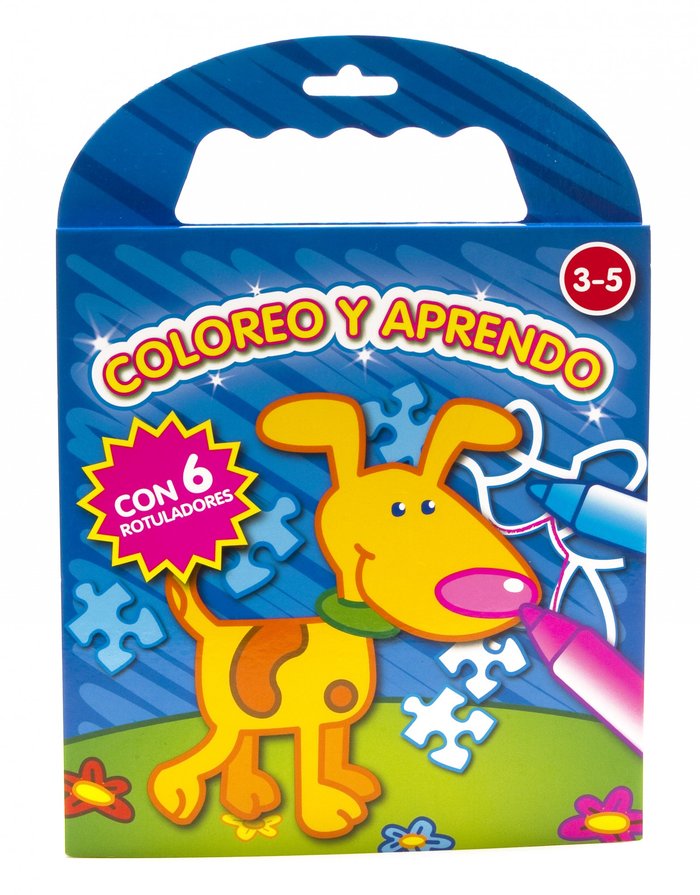 Coloreo y aprendo azul oscuro, de YOYO | portada del libro