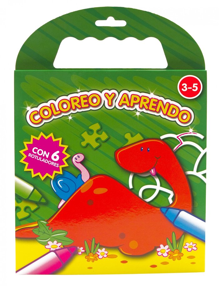 Coloreo y aprendo verde oscuro, de YOYO | portada del libro