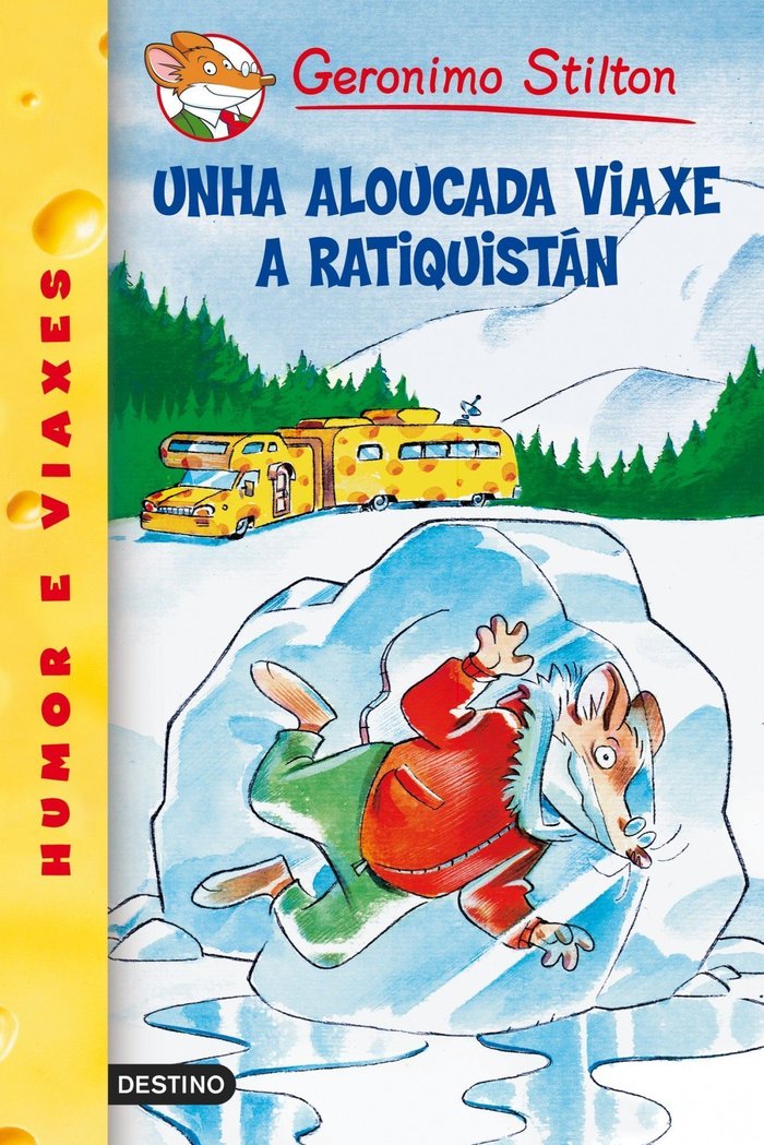 Unha aloucada viaxe a Ratiquistán, de Stilton | portada del libro