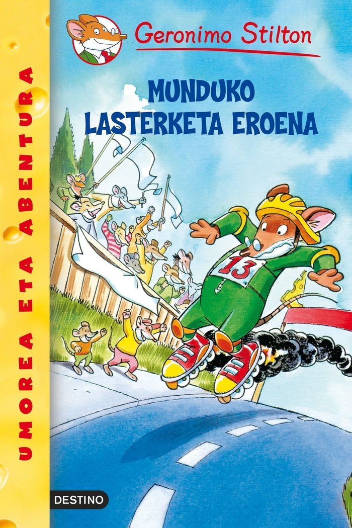 Munduko Lasterketa Eronea, de Stilton | portada del libro