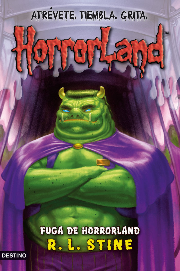 Fuga de Horrorland, de Stine | portada del libro