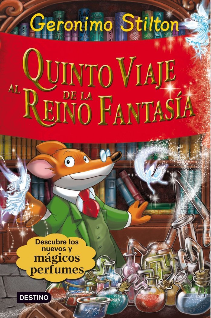 Quinto viaje al Reino de la Fantasía, de Stilton, Geronimo | portada del libro