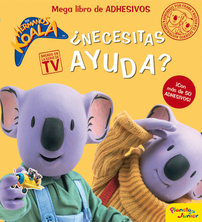 Los Hermanos Koala. Mega libro de adhesivos, de Los Hermanos Koala | portada del libro