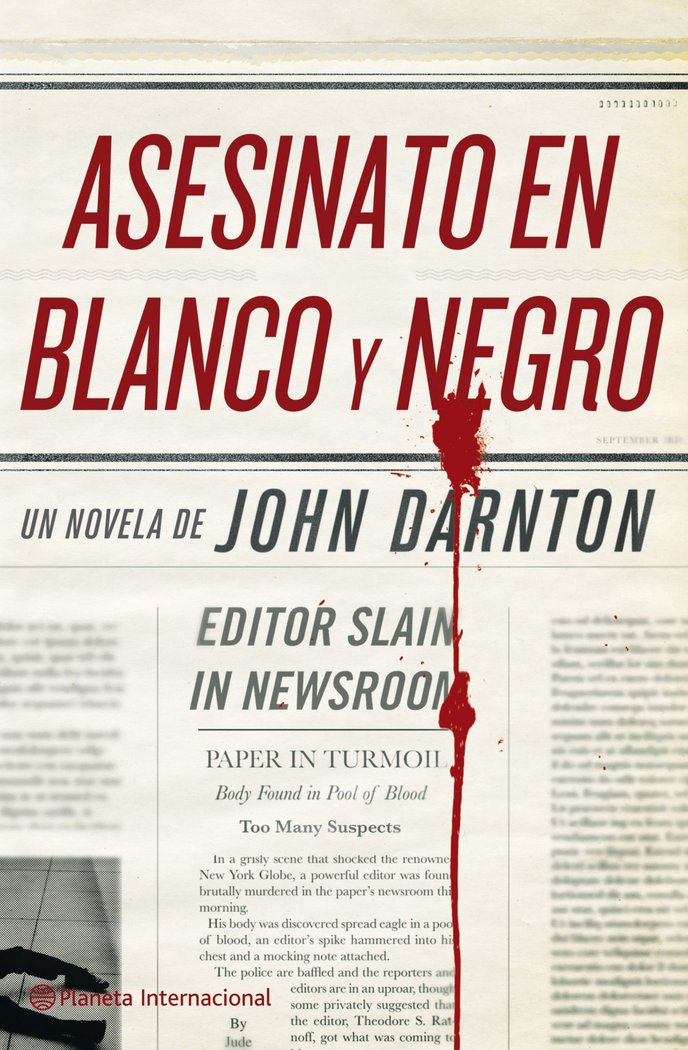 Asesinato en blanco y negro, de Darnton | portada del libro
