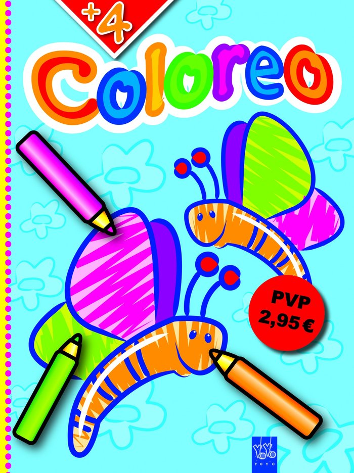 Coloreo +4, de YOYO | portada del libro