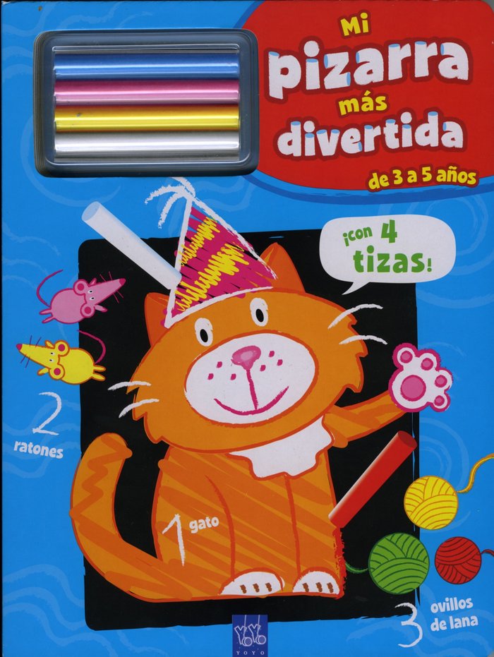 Mi pizarra más divertida. Azul, de YOYO | portada del libro