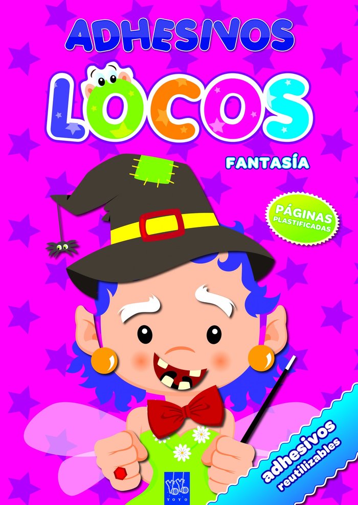 Adhesivos locos. Fantasía, de YOYO | portada del libro