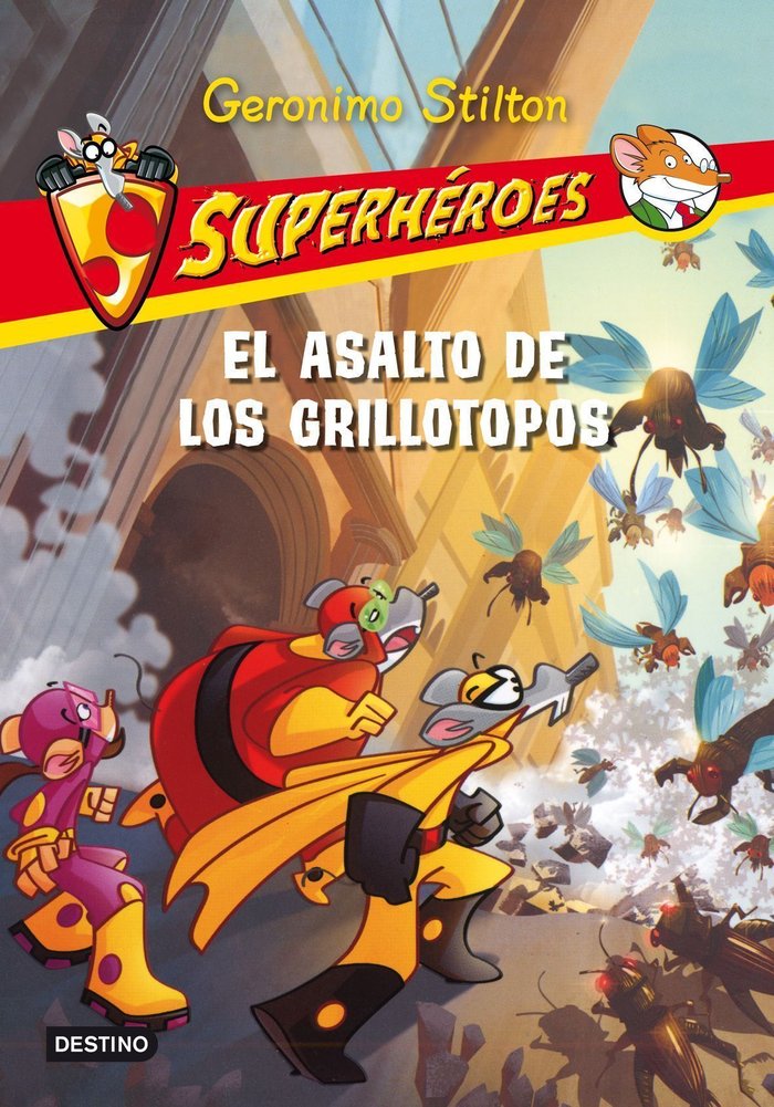 El asalto de los grillotopos, de Stilton, Geronimo | portada del libro