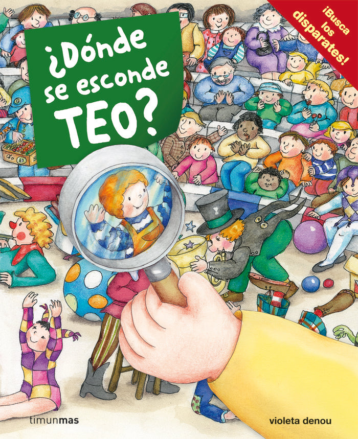 ¿Dónde se esconde Teo?, de Denou | portada del libro