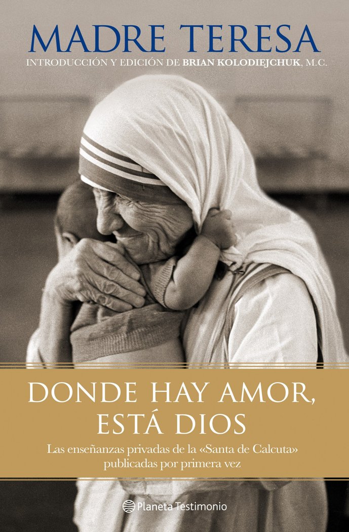 Donde hay amor, está Dios, de Madre Teresa | portada del libro