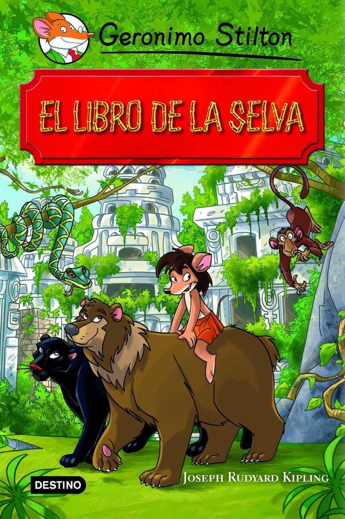 El libro de la selva, de Stilton, Geronimo | portada del libro